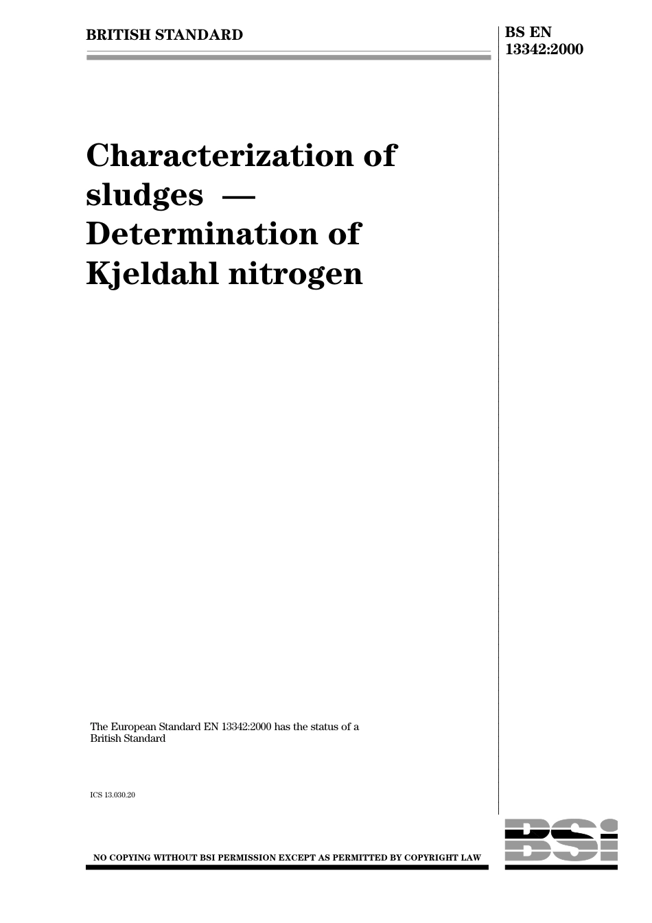 BS EN 13342-2000.pdf_第1页