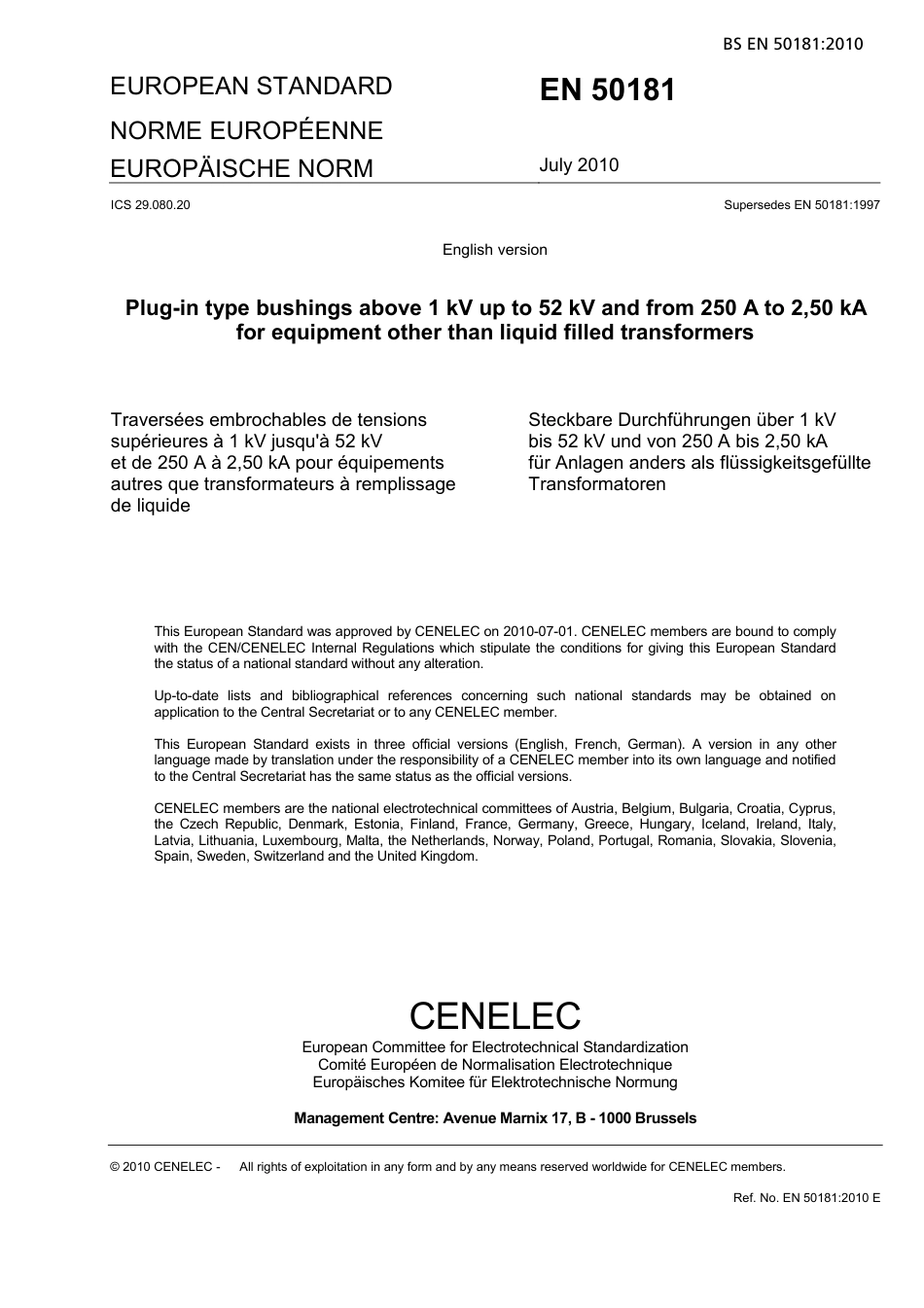 BS EN 50181-2010.pdf_第3页