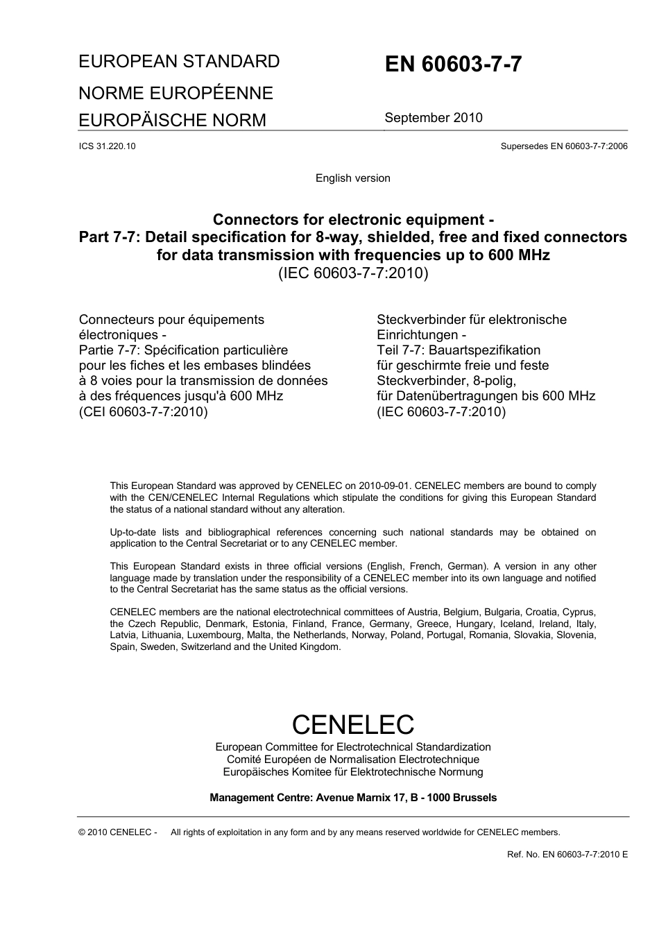 BS EN 60603-7-7-2010.pdf_第3页