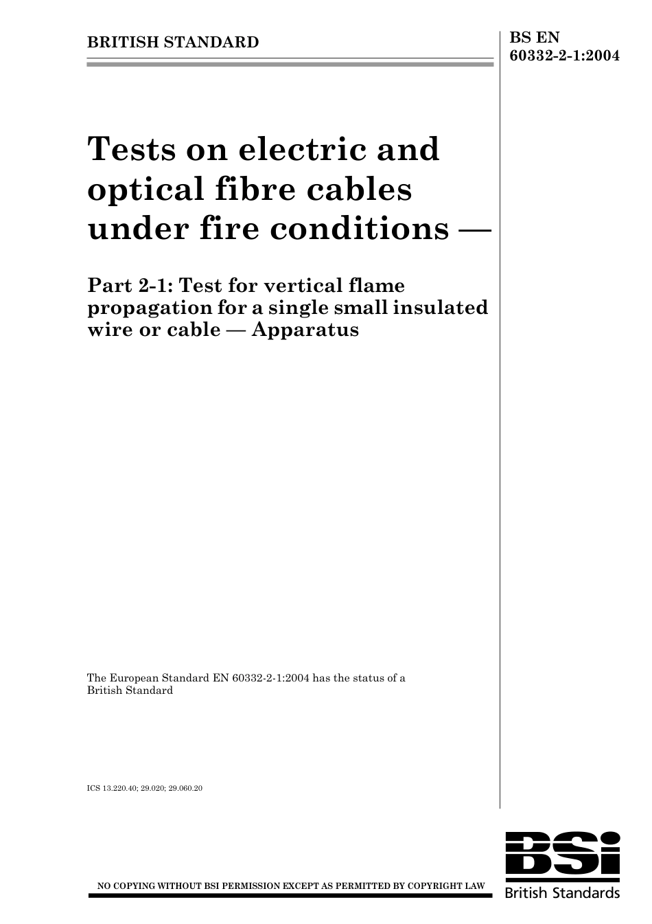 BS EN 60332-2-1-2004 (2005).pdf_第1页