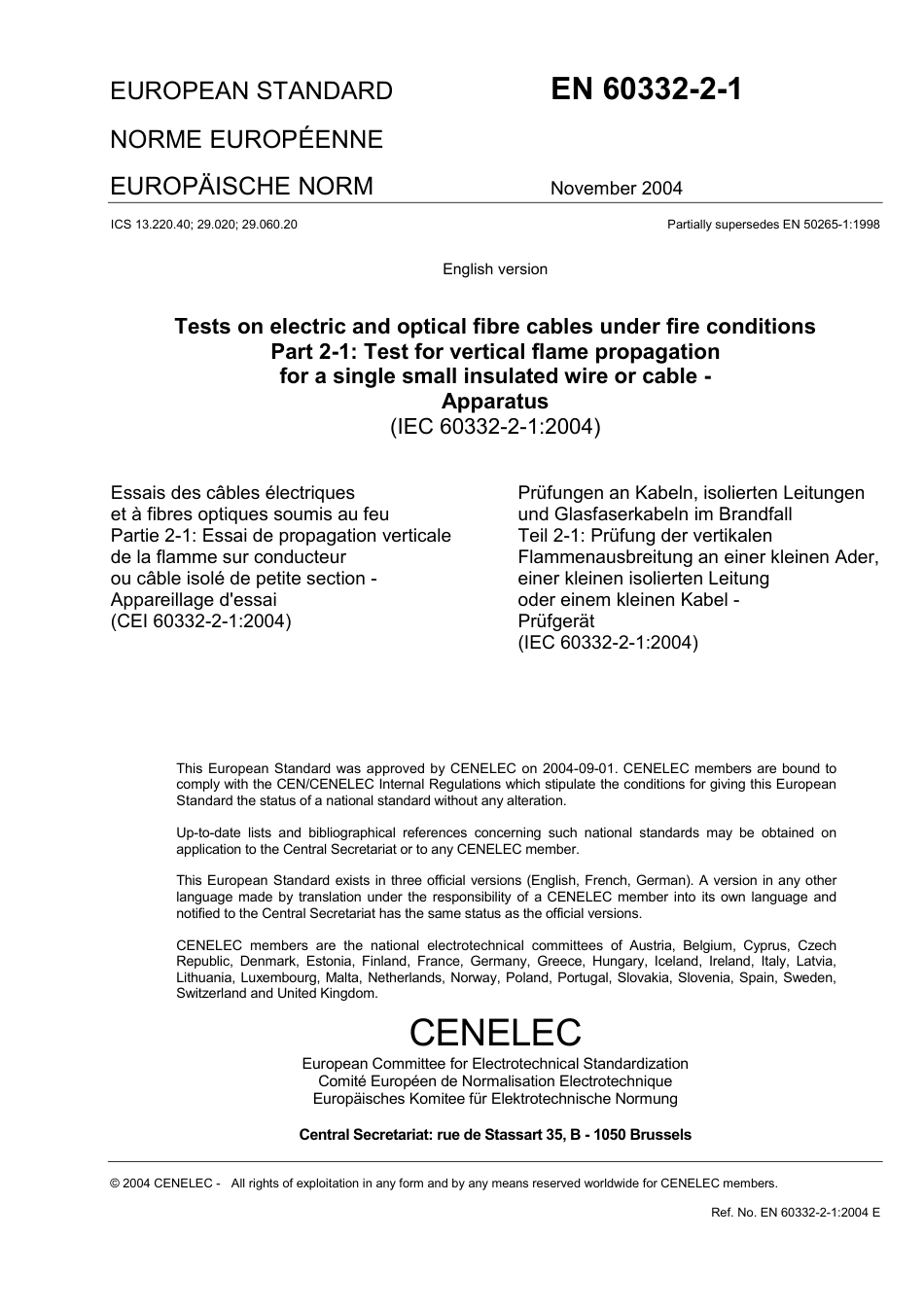 BS EN 60332-2-1-2004 (2005).pdf_第3页