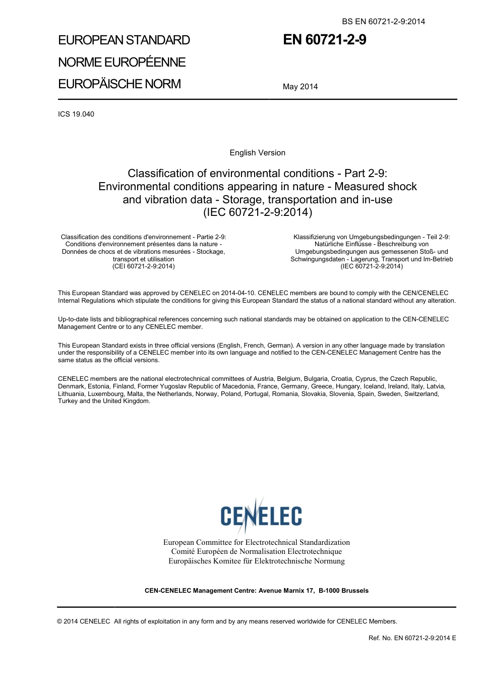 BS EN 60721-2-9-2014.pdf_第3页