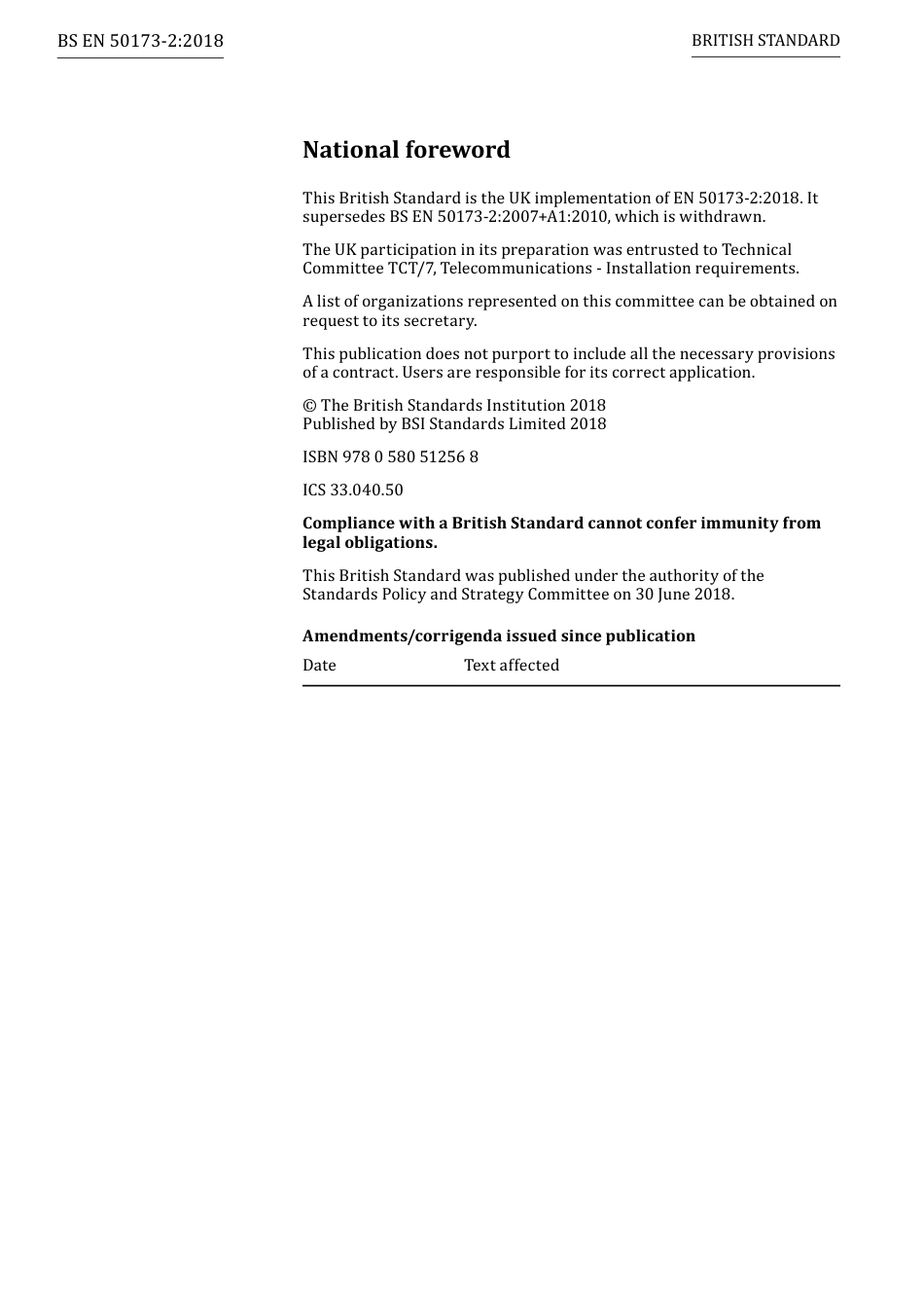 BS EN 50173-2-2018.pdf_第2页