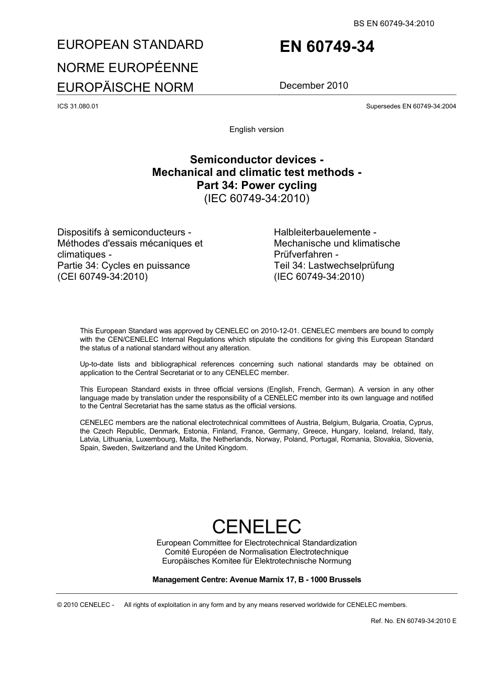 BS EN 60749-34-2010.pdf_第3页