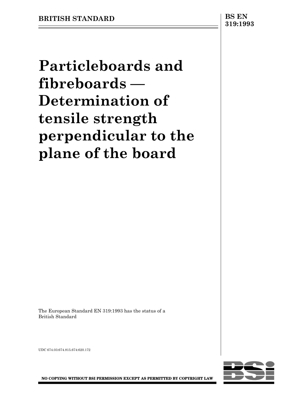 BS EN 00319-1993 (1999).pdf_第1页