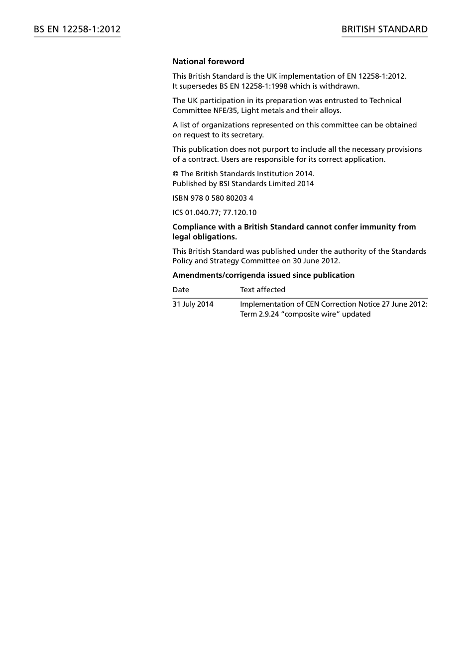 BS EN 12258-1-2012 (2014).pdf_第2页