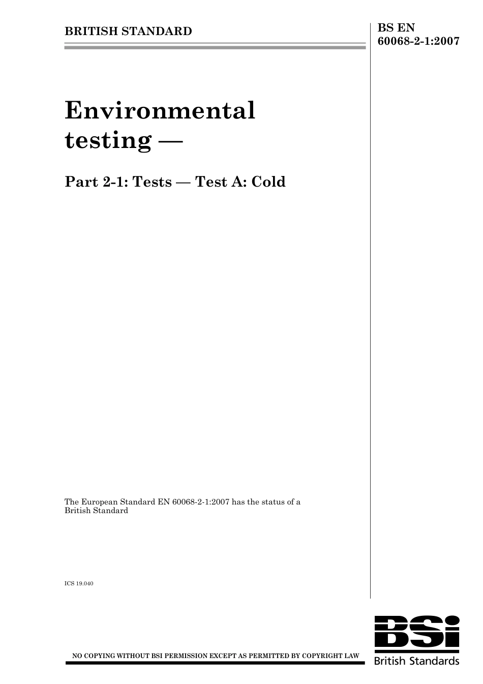 BS EN 60068-2-1-2007.pdf_第1页