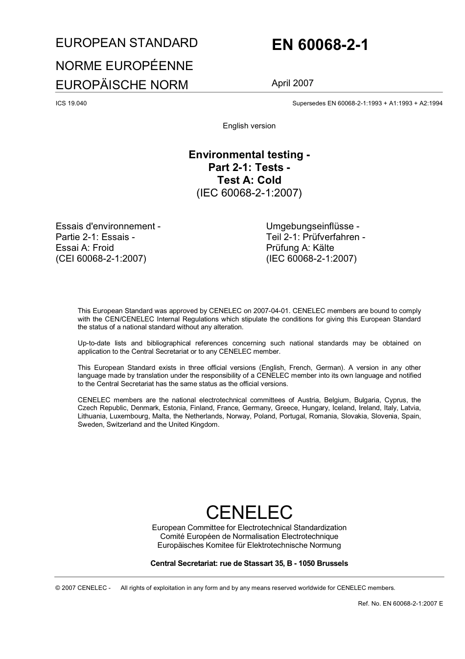 BS EN 60068-2-1-2007.pdf_第3页