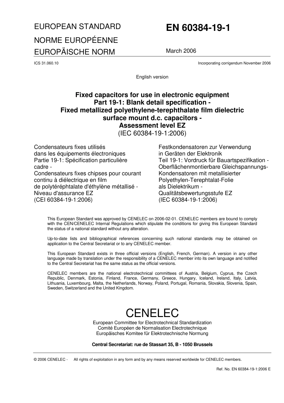 BS EN 60384-19-1-2006 (2007).pdf_第3页