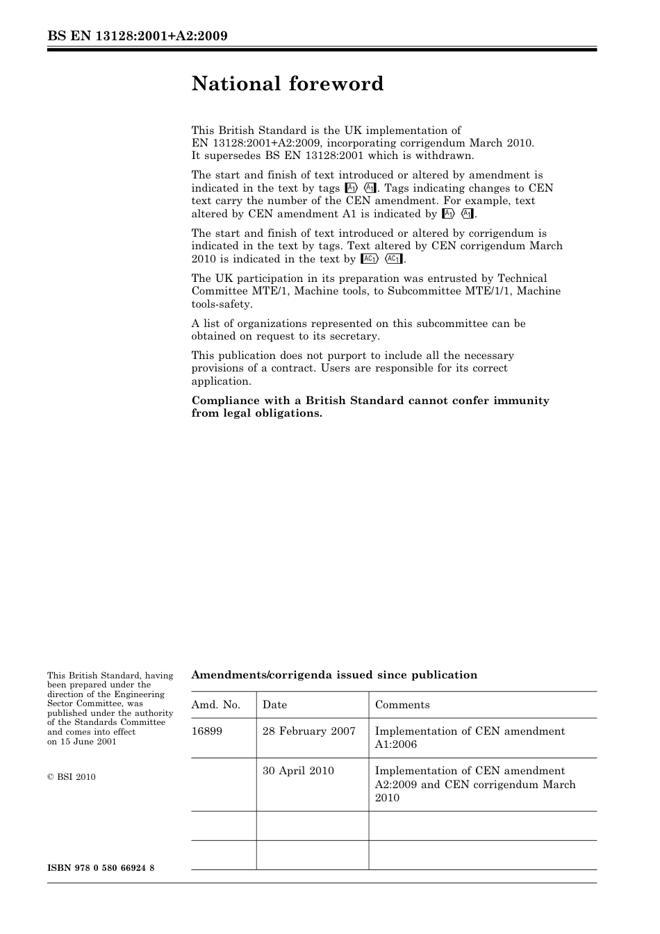 BS EN 13128-2001 + A2-2009 (2010).pdf_第2页