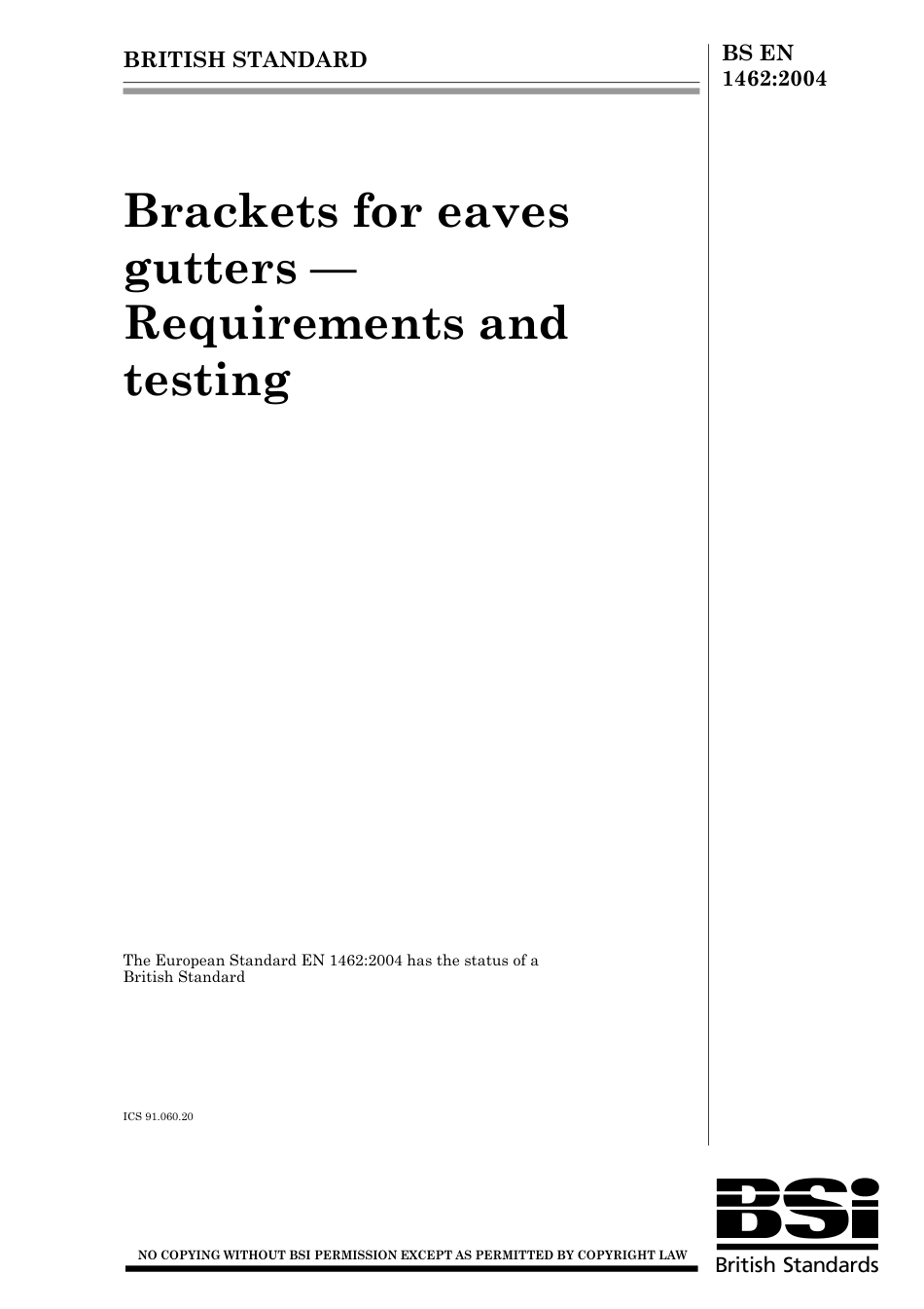 BS EN 01462-2004 (2005).pdf_第1页