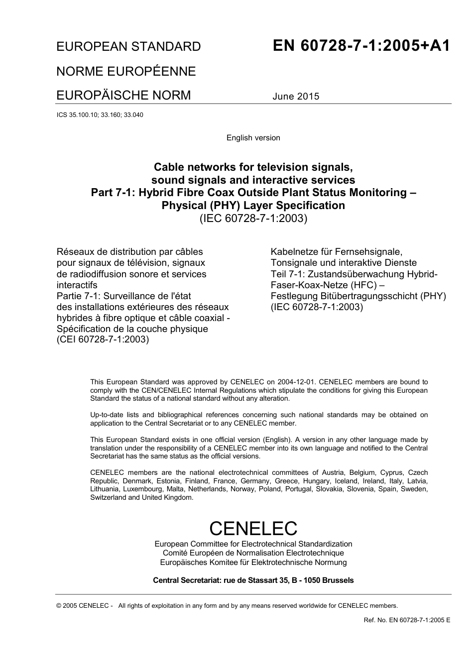 BS EN 60728-7-1-2005 + A1-2015.pdf_第3页