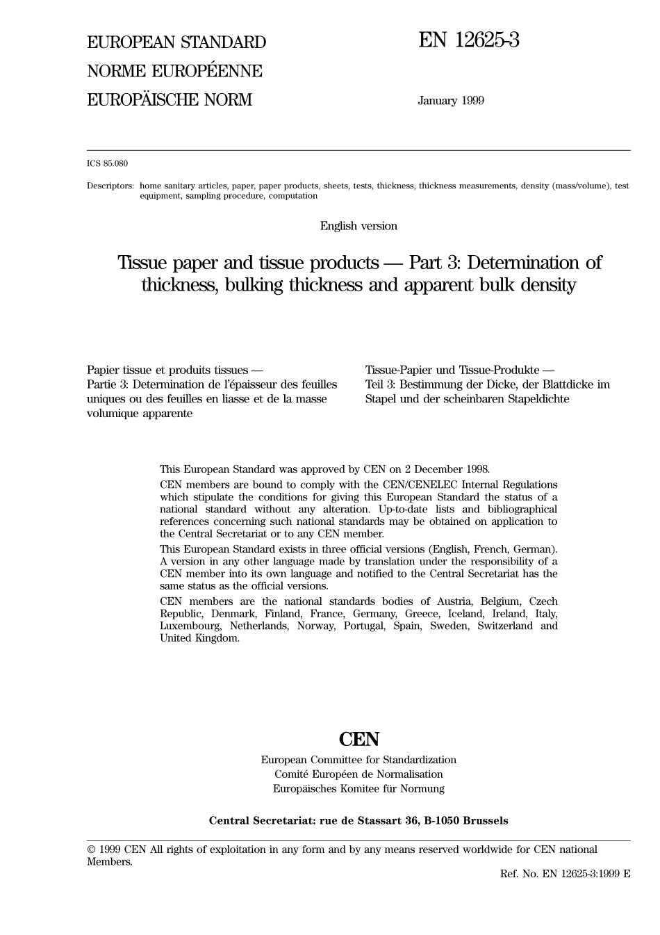 BS EN 12625-3-1999.pdf_第3页