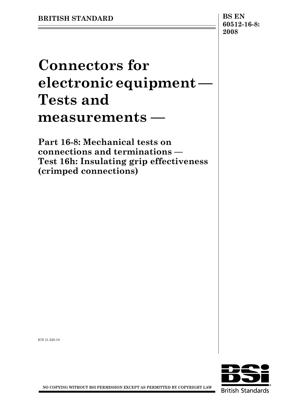 BS EN 60512-16-8-2008.pdf_第1页