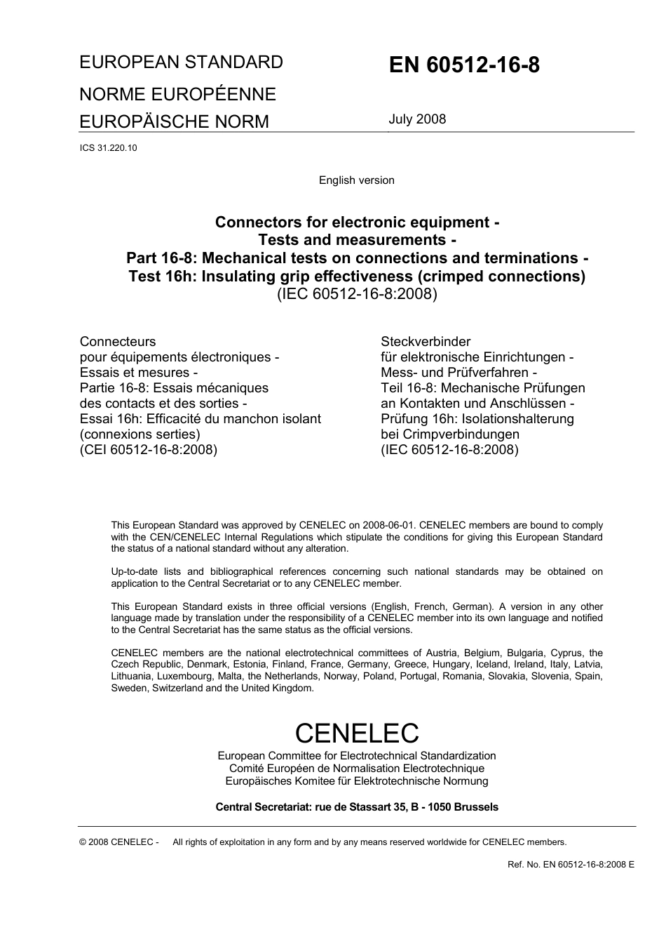 BS EN 60512-16-8-2008.pdf_第3页