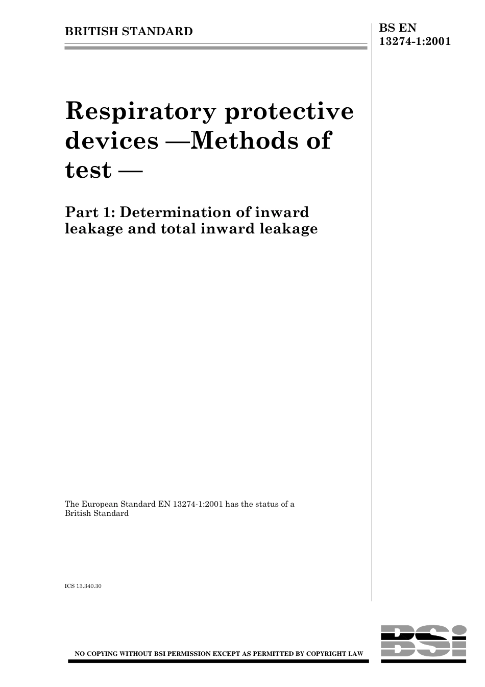 BS EN 13274-1-2001.pdf_第1页