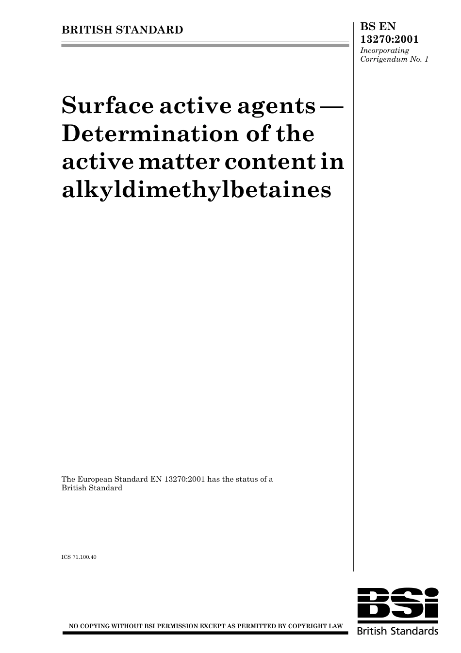 BS EN 13270-2001 (2004).pdf_第1页