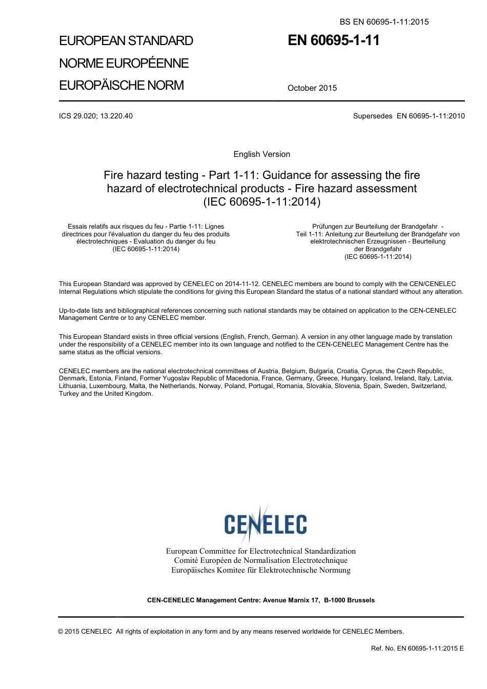 BS EN 60695-1-11-2015.pdf_第3页