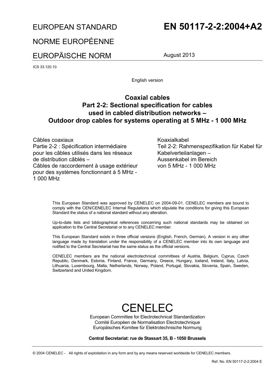 BS EN 50117-2-2-2004 + A2-2013.pdf_第3页