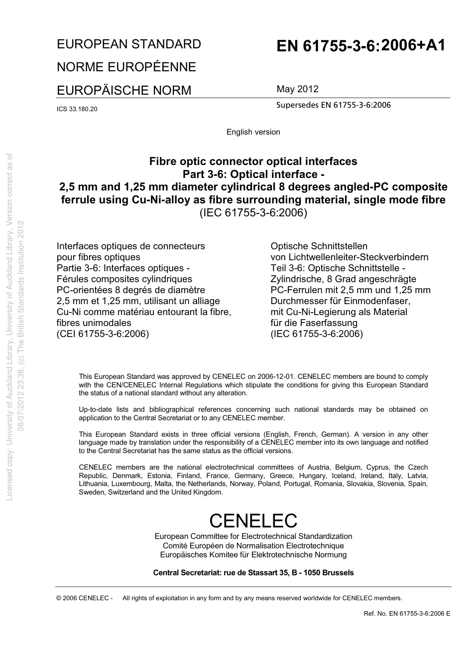 BS EN 61755-3-6-2006 + A1-2012.pdf_第3页