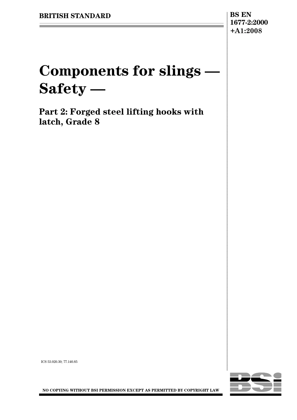 BS EN 1677-2 2000 + A1-2008.pdf_第1页