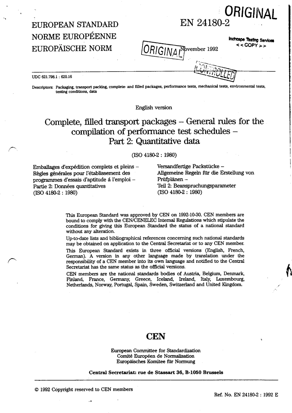 BS EN 24180-2-1993 (ISO 4180-2-1980) scan.pdf_第3页