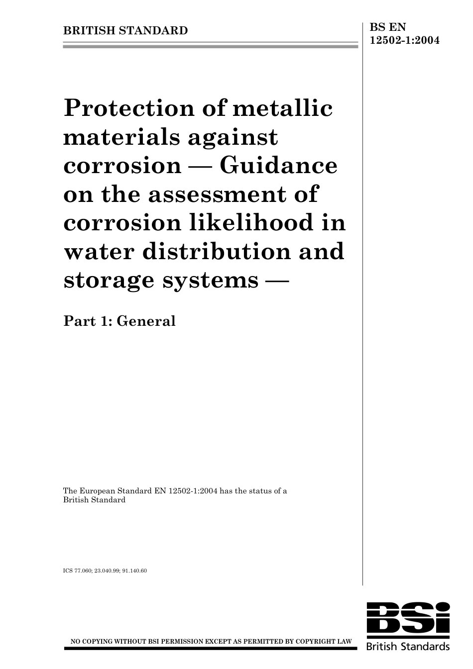 BS EN 12502-1-2004.pdf_第1页