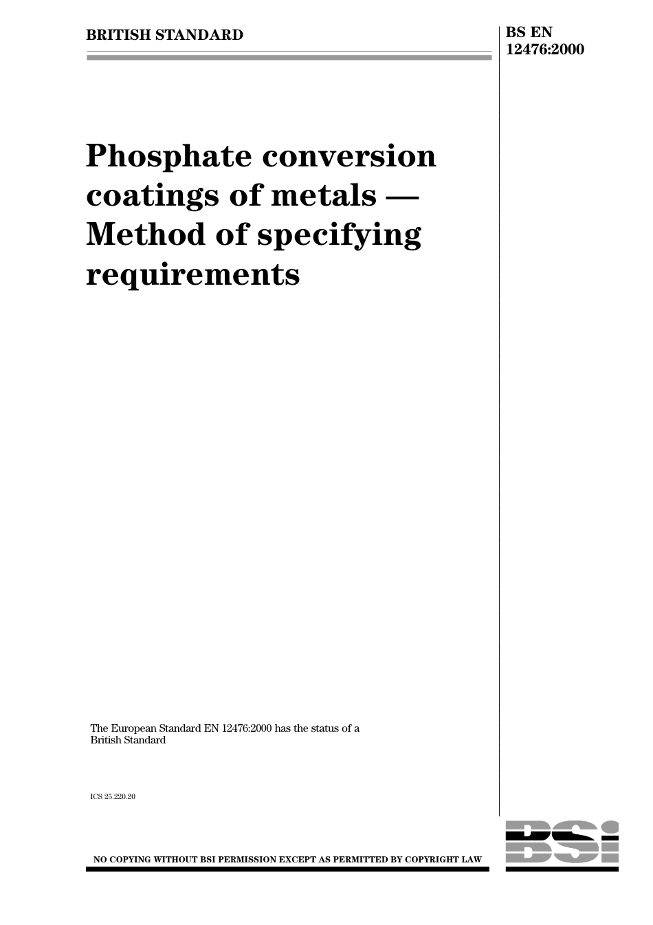 BS EN 12476-2000.pdf_第1页