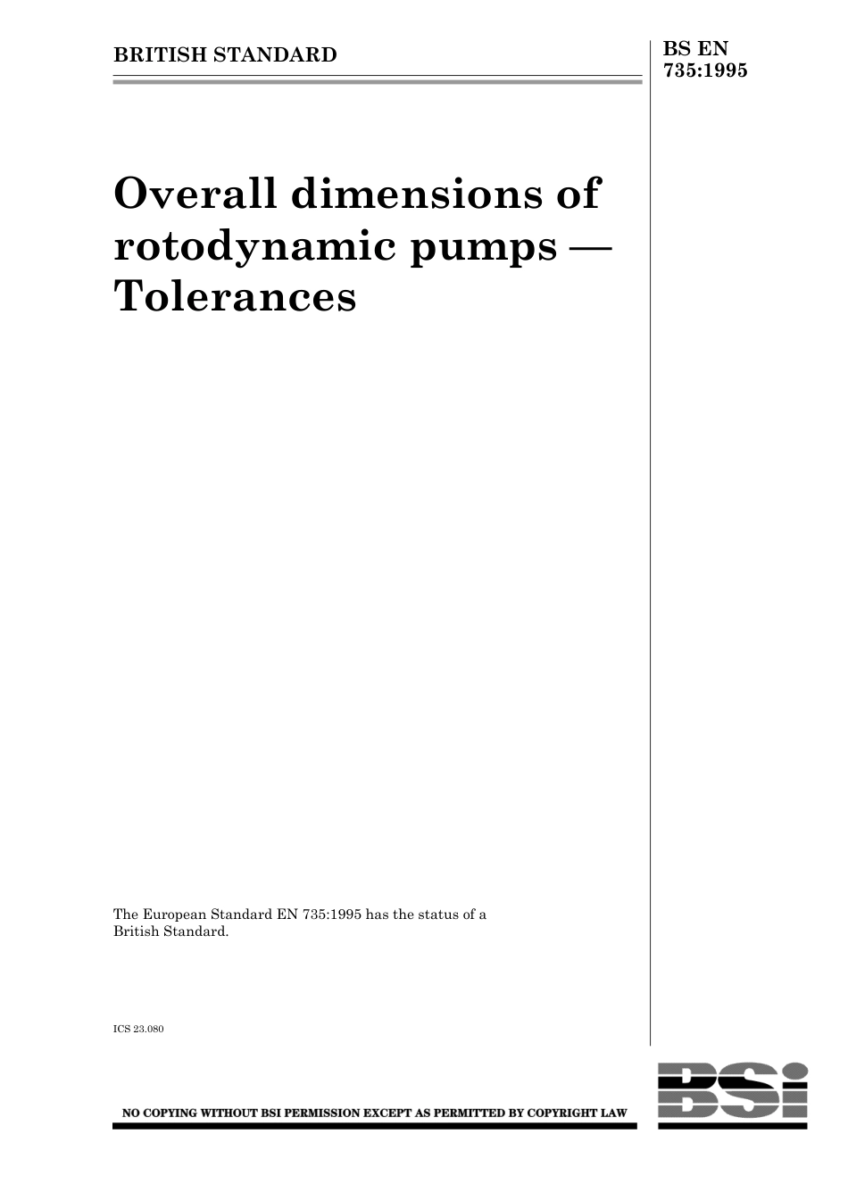 BS EN 00735-1995 (1999).pdf_第1页