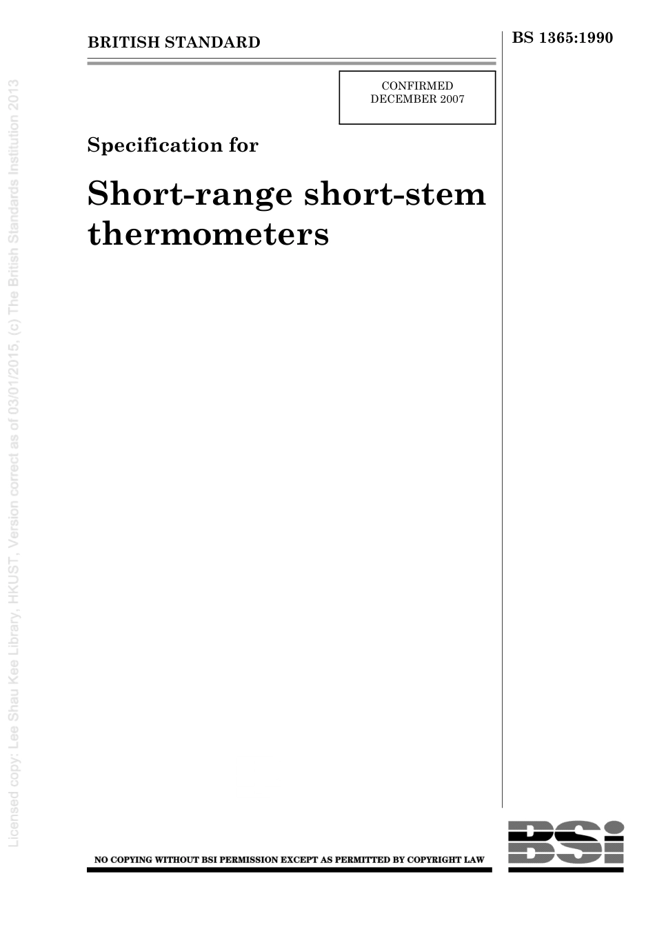 BS 1365-1990 (2007).pdf_第1页