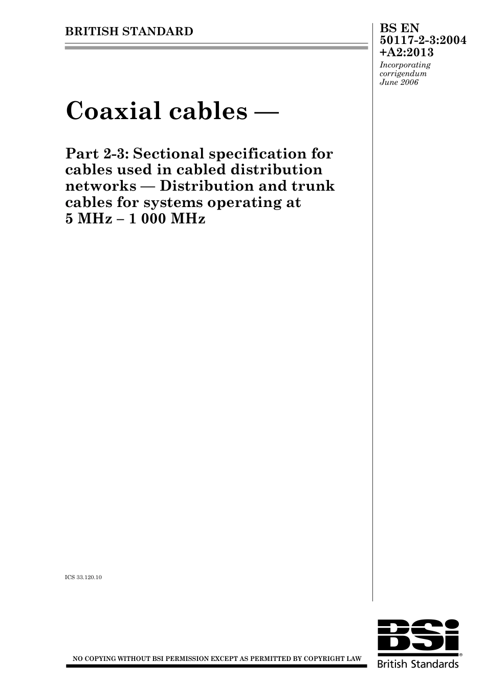 BS EN 50117-2-3-2004 + A2-2013.pdf_第1页