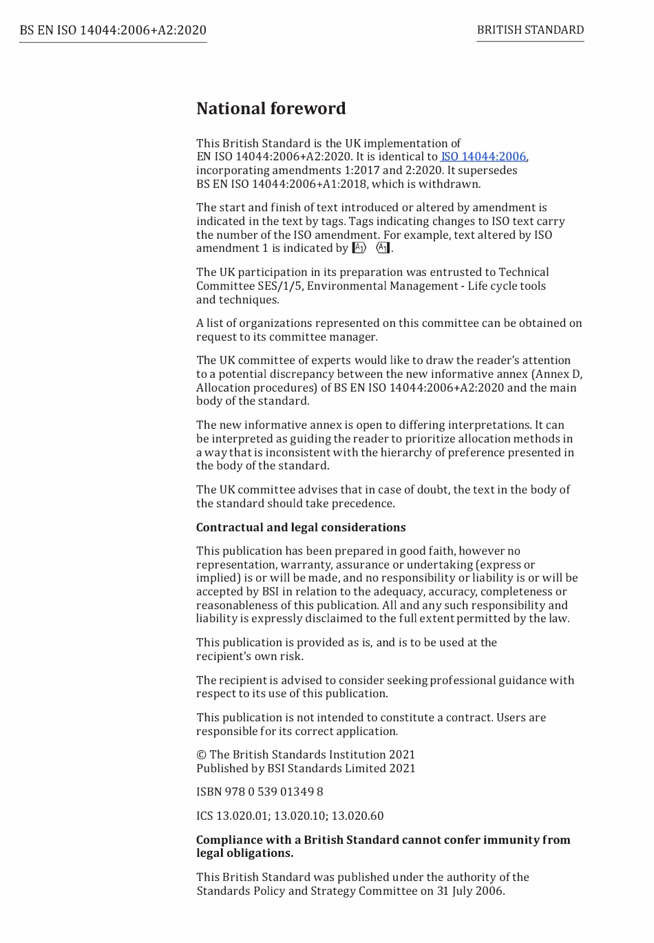 BS EN ISO 14044-2006 A2-2020.pdf_第2页