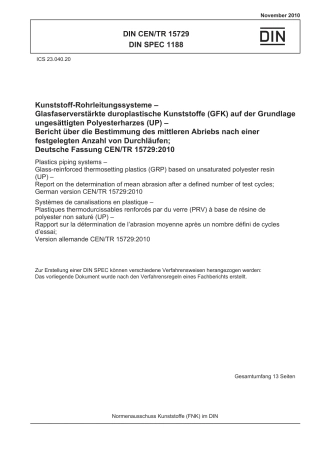 DIN SPEC 1188 DIN CEN TR 15729 2010-11.pdf