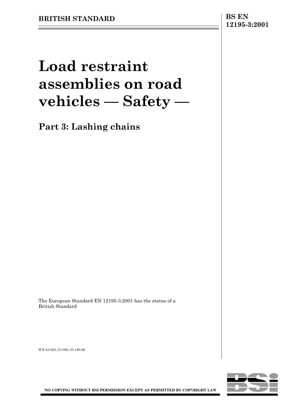 BS EN 12195-3-2001.pdf_第1页
