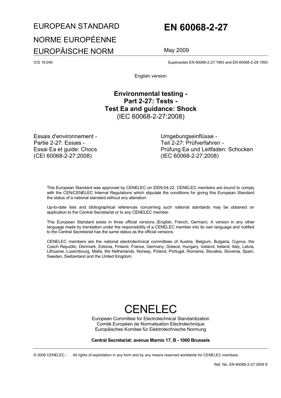 BS EN 60068-2-27-2009.pdf_第3页