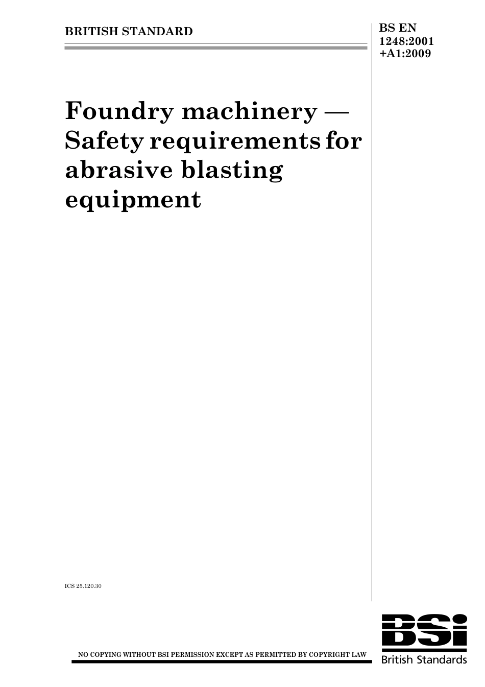 BS EN 01248-2001 + A1-2009.pdf_第1页