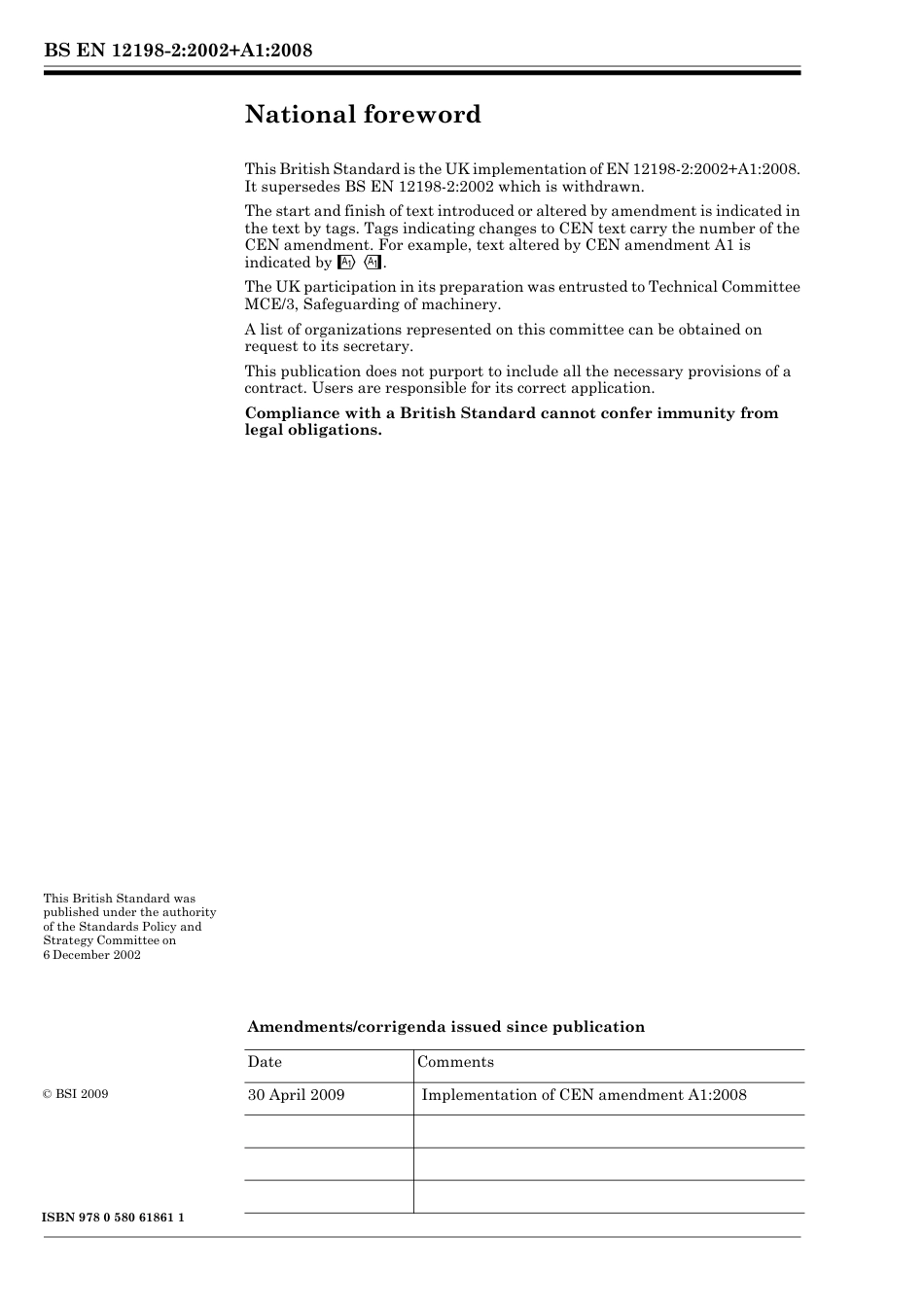 BS EN 12198-2-2002 + A1-2008 (2009).pdf_第2页