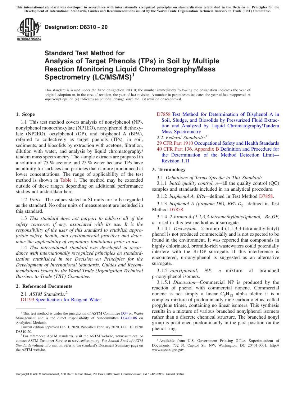 ASTM D8310 - 20.pdf_第1页