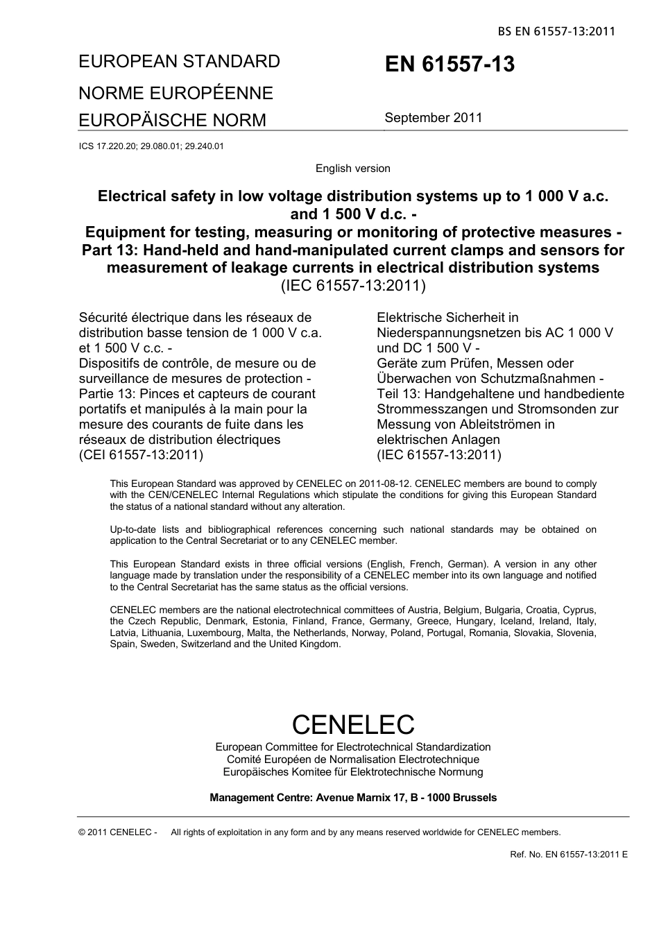 BS EN 61557-13-2011 (2013).pdf_第3页