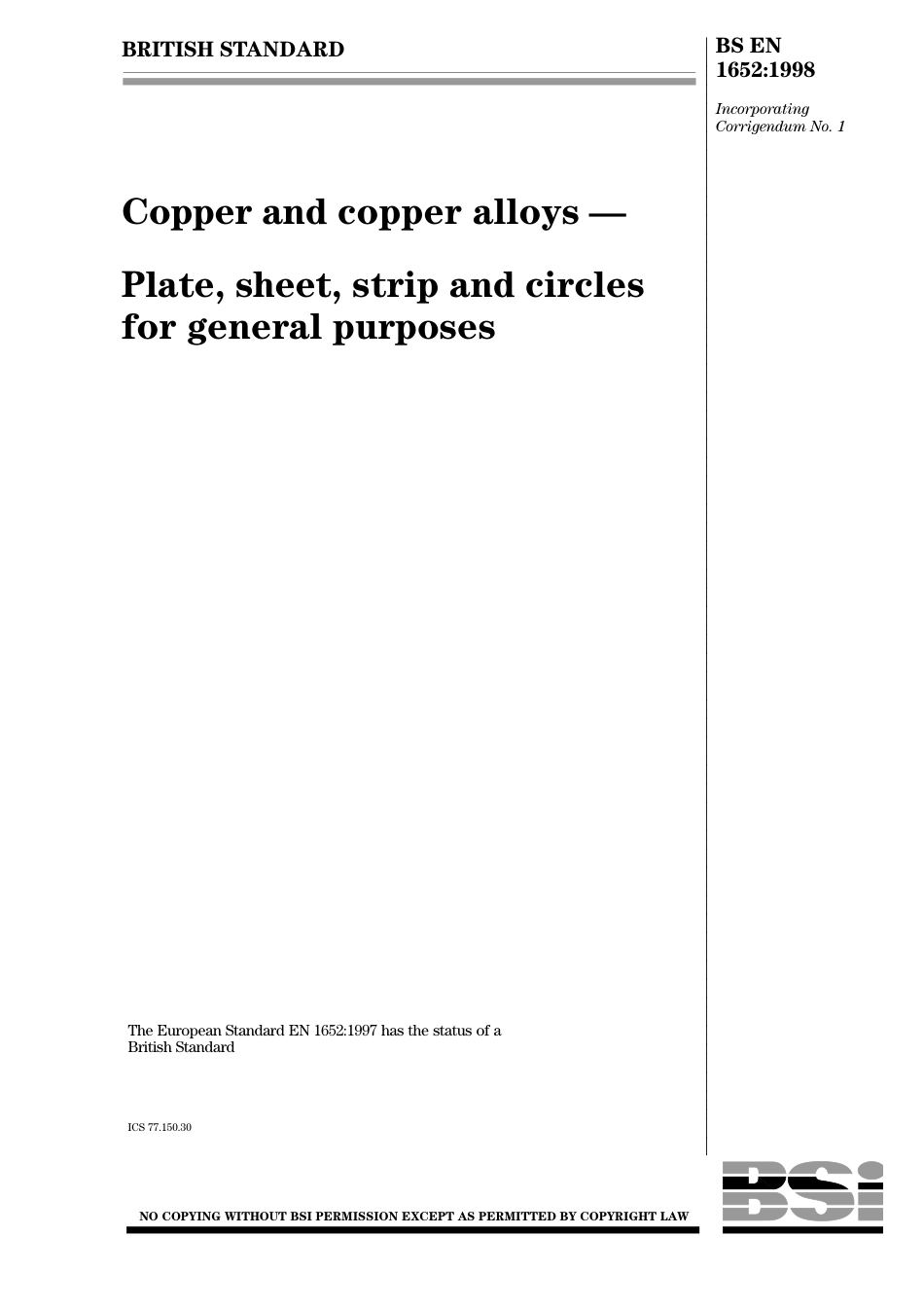 BS EN 01652-1998.pdf_第1页