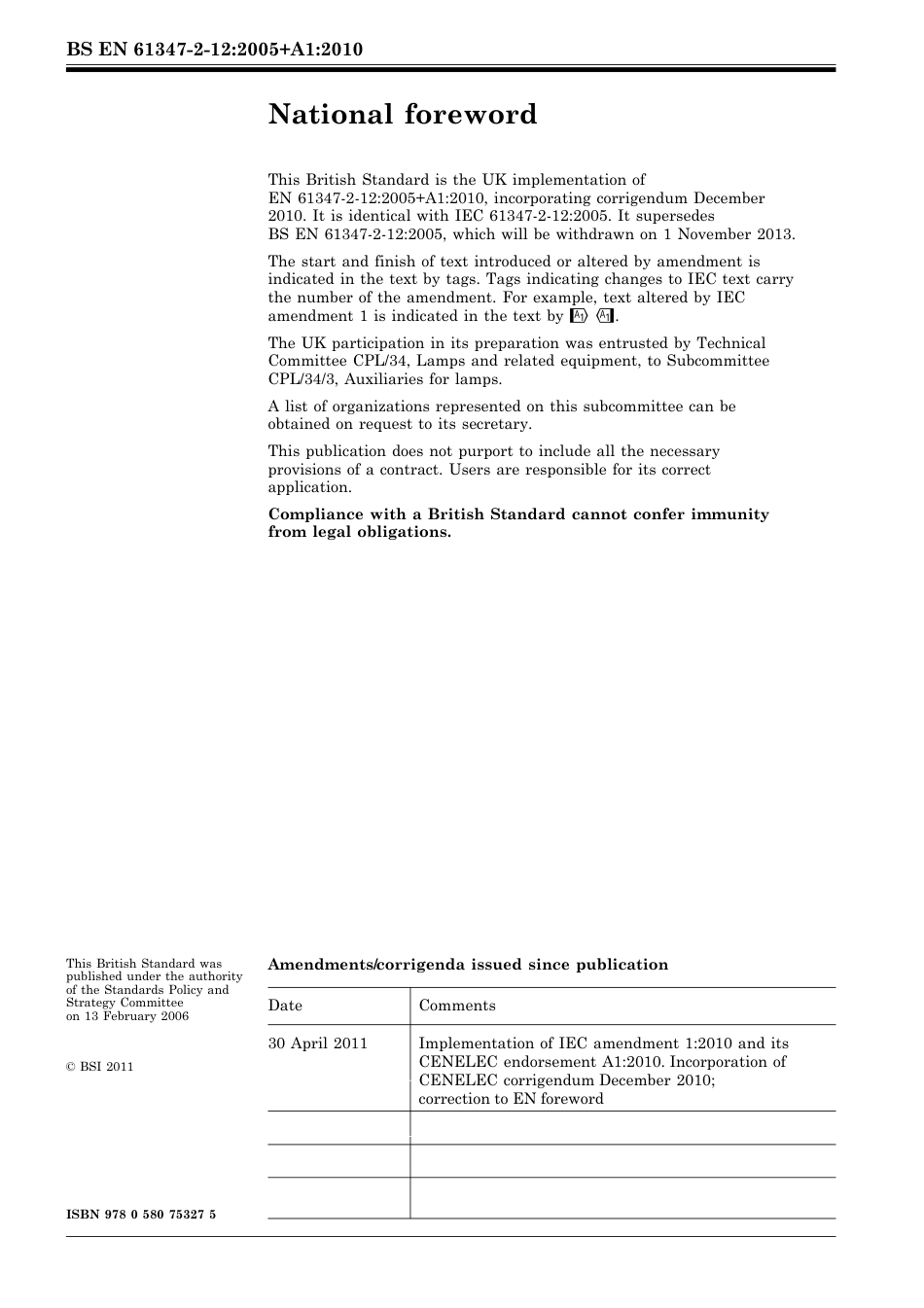 BS EN 61347-2-12-2005 + A1-2010.pdf_第2页