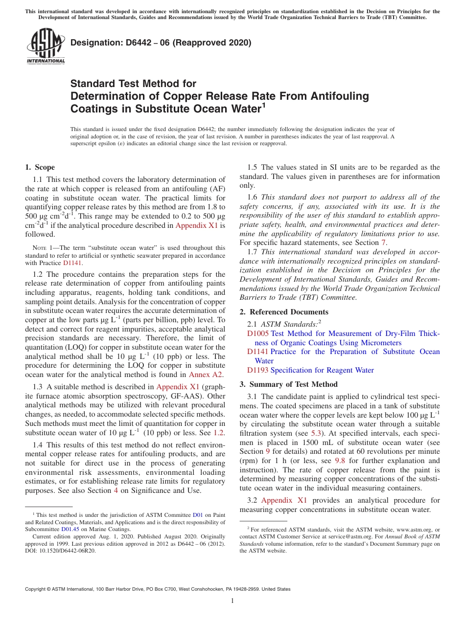 ASTM D6442 - 06 (2020).pdf_第1页