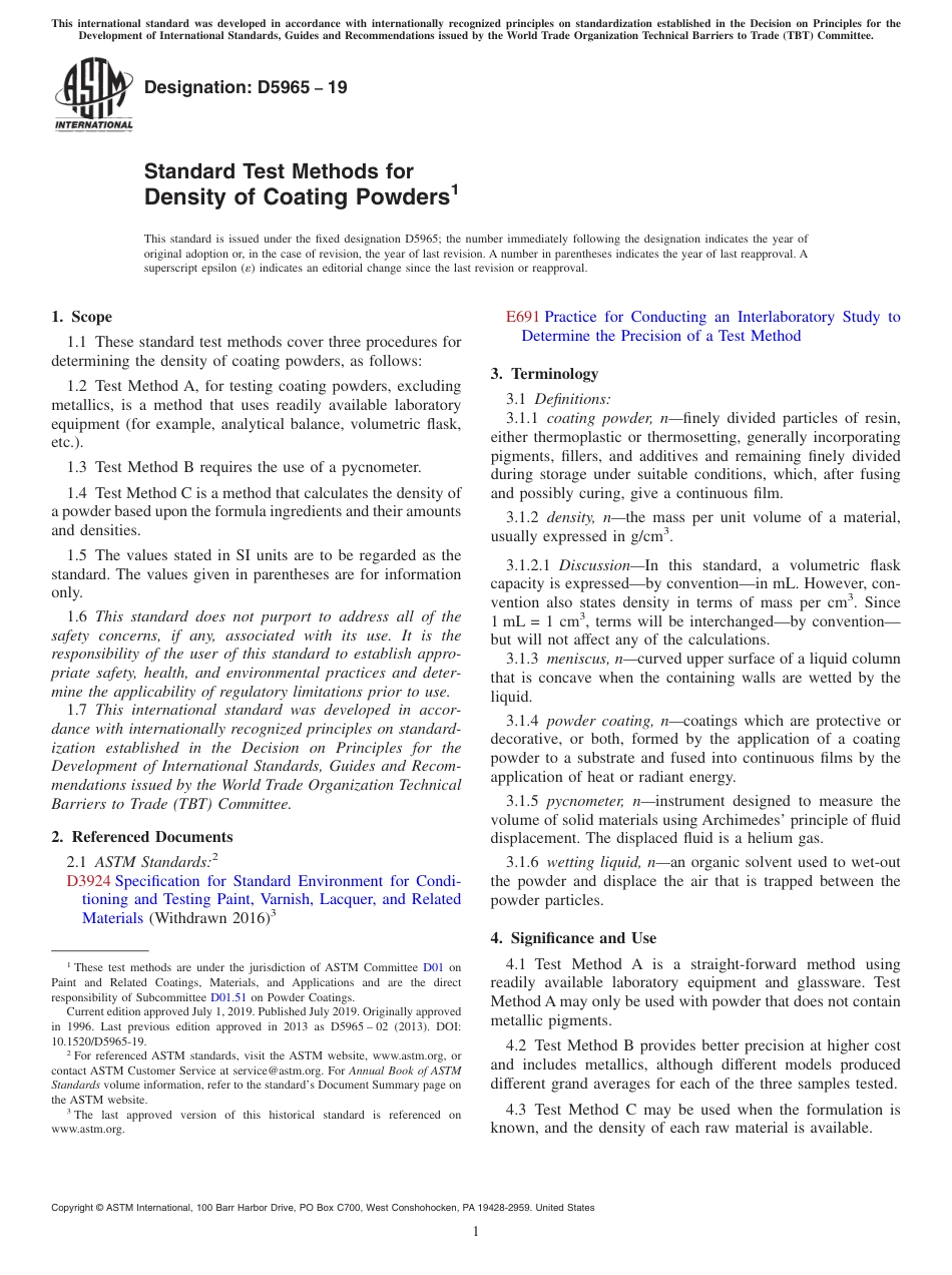 ASTM D5965 - 19.pdf_第1页