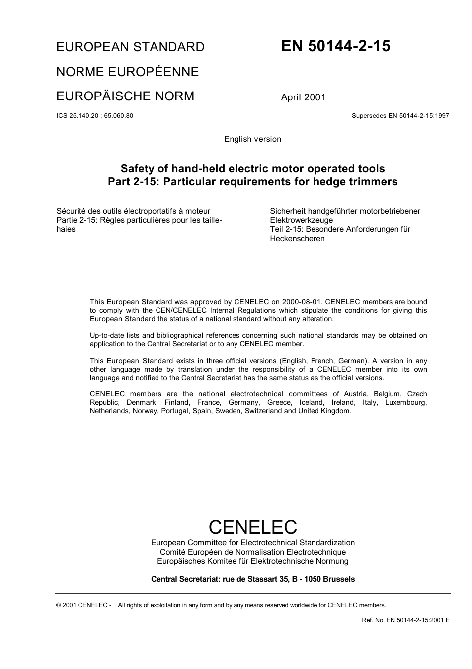 BS EN 50144-2-15-2001.pdf_第3页