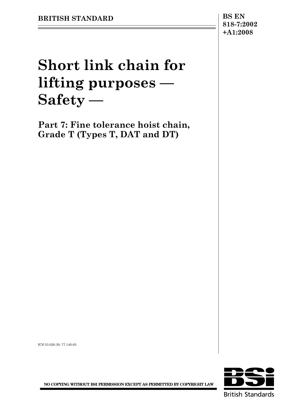 BS EN 00818-7-2002 + A1-2008.pdf_第1页