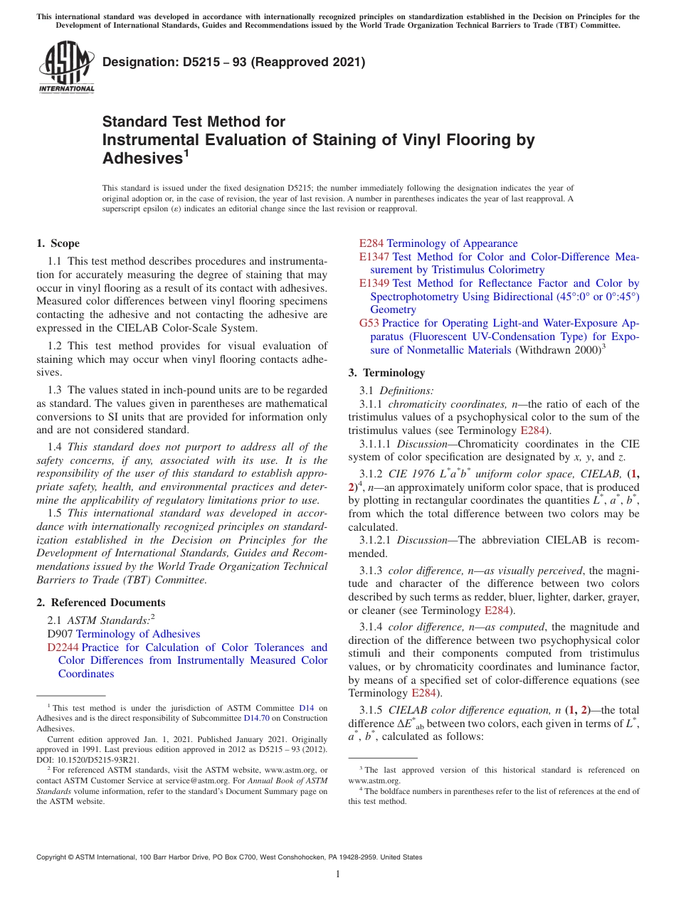 ASTM D5215 - 93 (2021).pdf_第1页