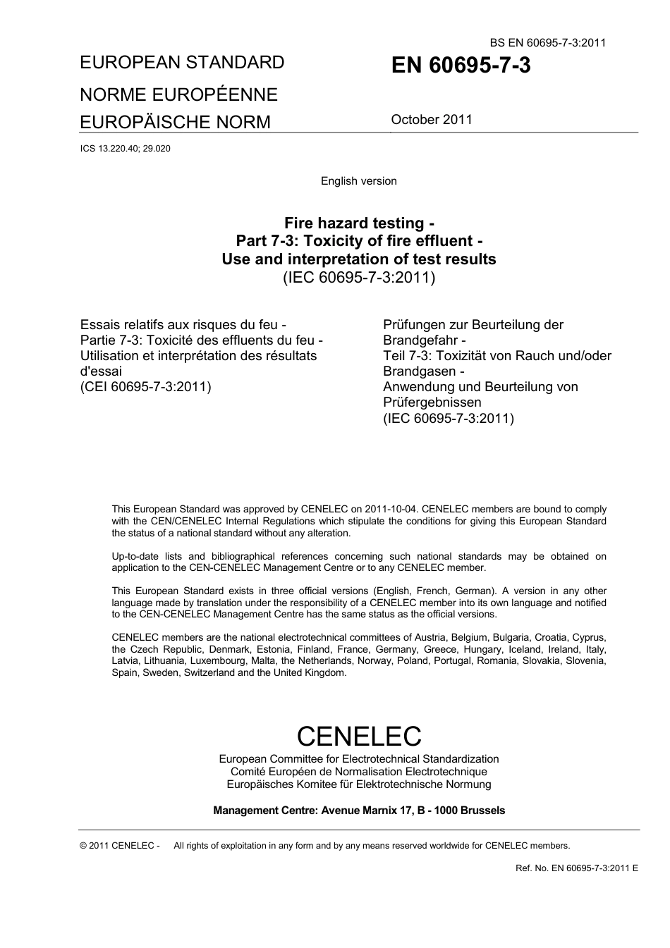 BS EN 60695-7-3-2011.pdf_第3页