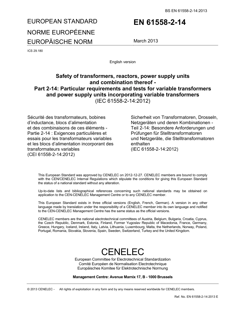 BS EN 61558-2-14-2013.pdf_第3页