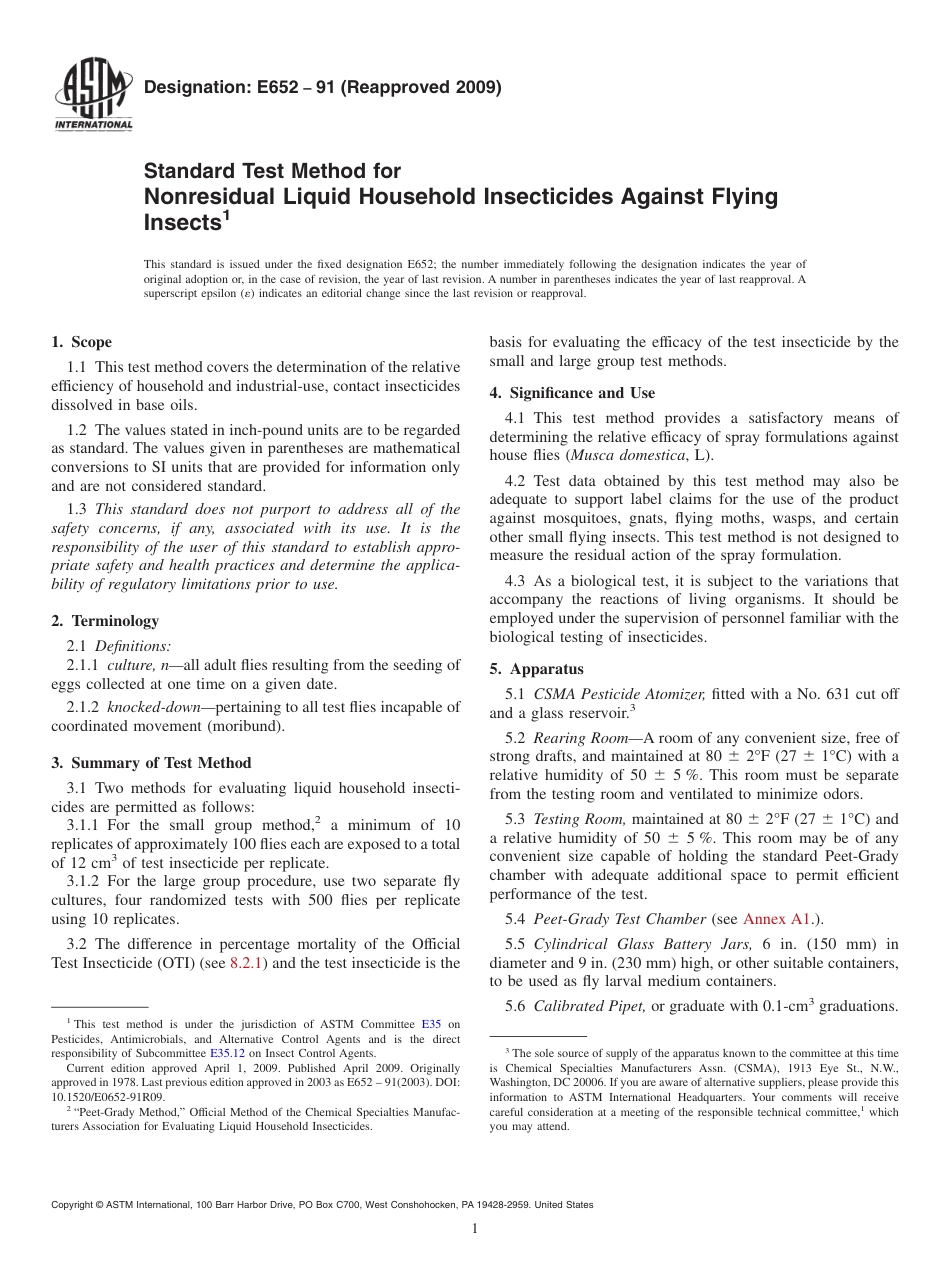 ASTM E652 - 91 (2009).pdf_第1页