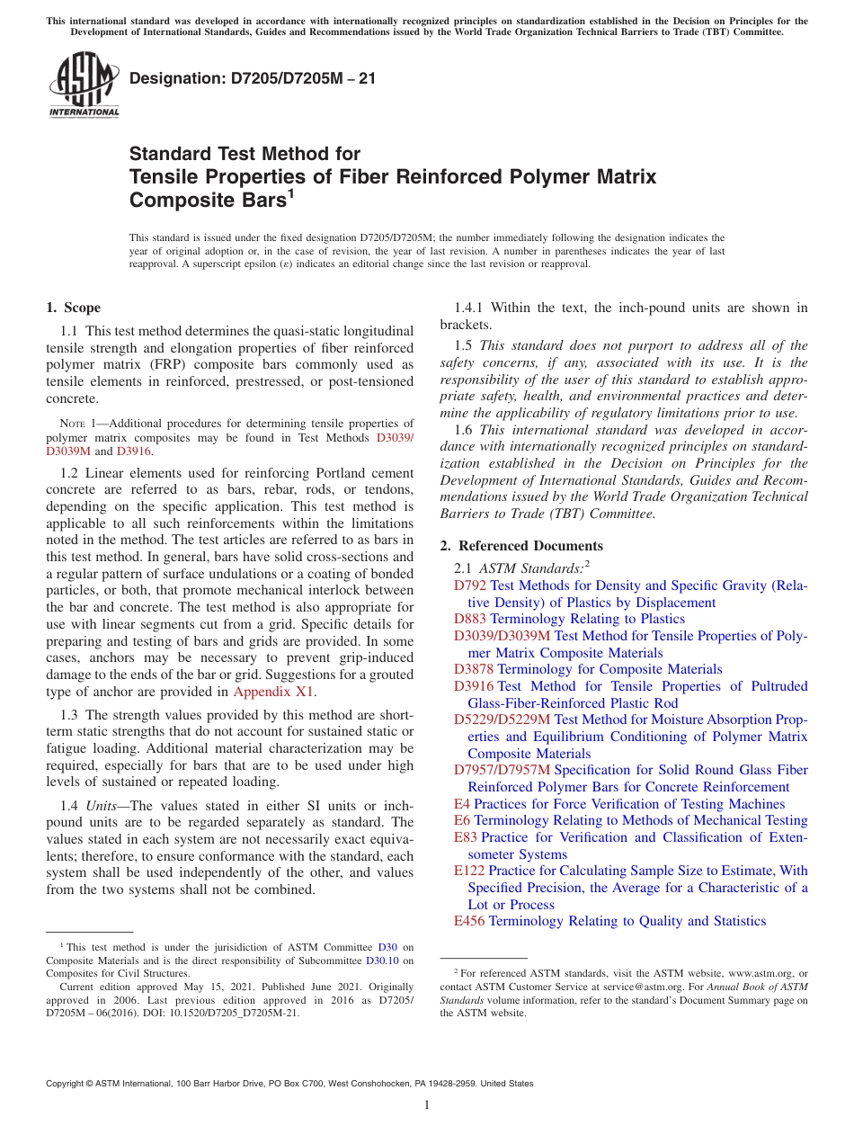 ASTM D7205 - D 7205M - 21.pdf_第1页